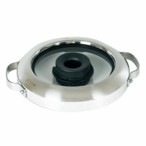 Imagem da tampa em inox MS-8030001551 para Companion Touch XL, com junta integrada para vedação