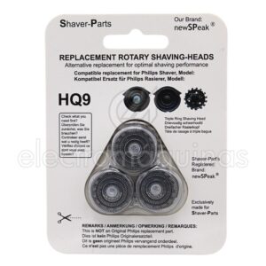 Conjunto de lâminas para máquina de barbear Philips com três lâminas referência H267008 X707651