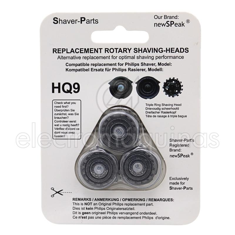 Conjunto de lâminas para máquina de barbear Philips com três lâminas referência H267008 X707651