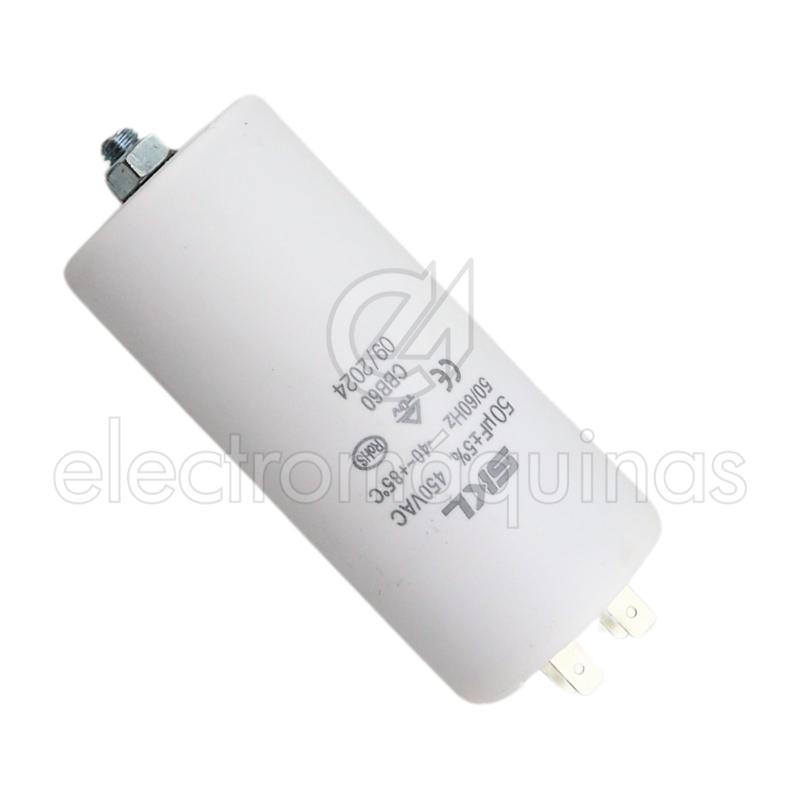 Condensador 50µF para motores eléctricos