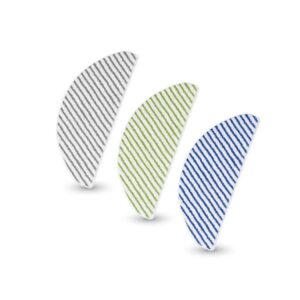 Kit de 3 mopas Rowenta ZR879A01 Animal Allergy para aspirador robot, ideal para limpeza de pavimentos.