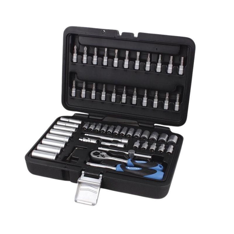 Ferramentas e equipamento profissional para técnicos de manutenção, instalação e reparação.