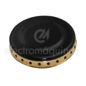 Espalhador Hoover HR com tampa 60 mm, peça de substituição para queimador de fogão ou placa a gás.