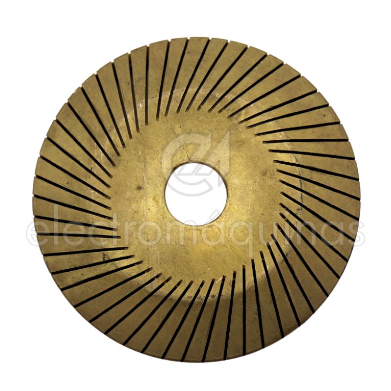 Espalhador QPC 100 mm em latão, peça de substituição para queimador de fogão ou placa a gás.