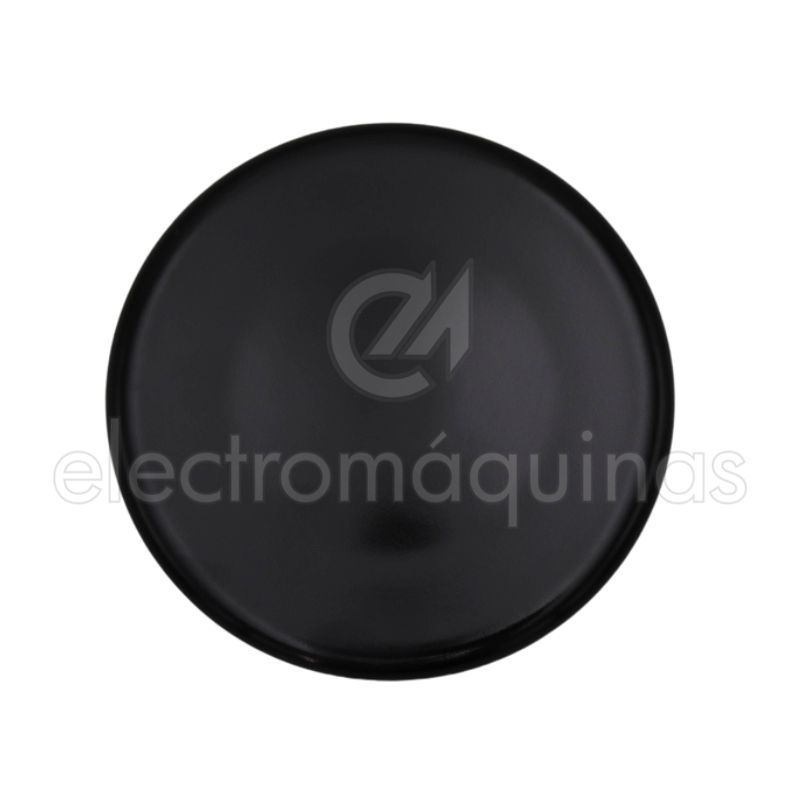 Tampa do espalhador médio preta C00052932 / 482000026825, peça de substituição para queimador de fogão ou placa a gás.