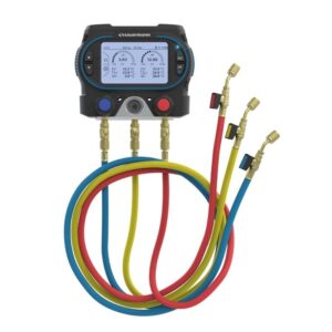 Manómetro digital de 2 vias Sauermann Si-RM350, equipamento para medição de pressão em sistemas de refrigeração e climatização.
