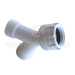 Adaptador de 3/4 em Y para máquina de lavar roupa, acessório de ligação para entrada de água.
