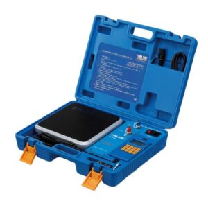 Balança de refrigerante VES-50A, equipamento para pesagem de gás refrigerante em sistemas de refrigeração e climatização.