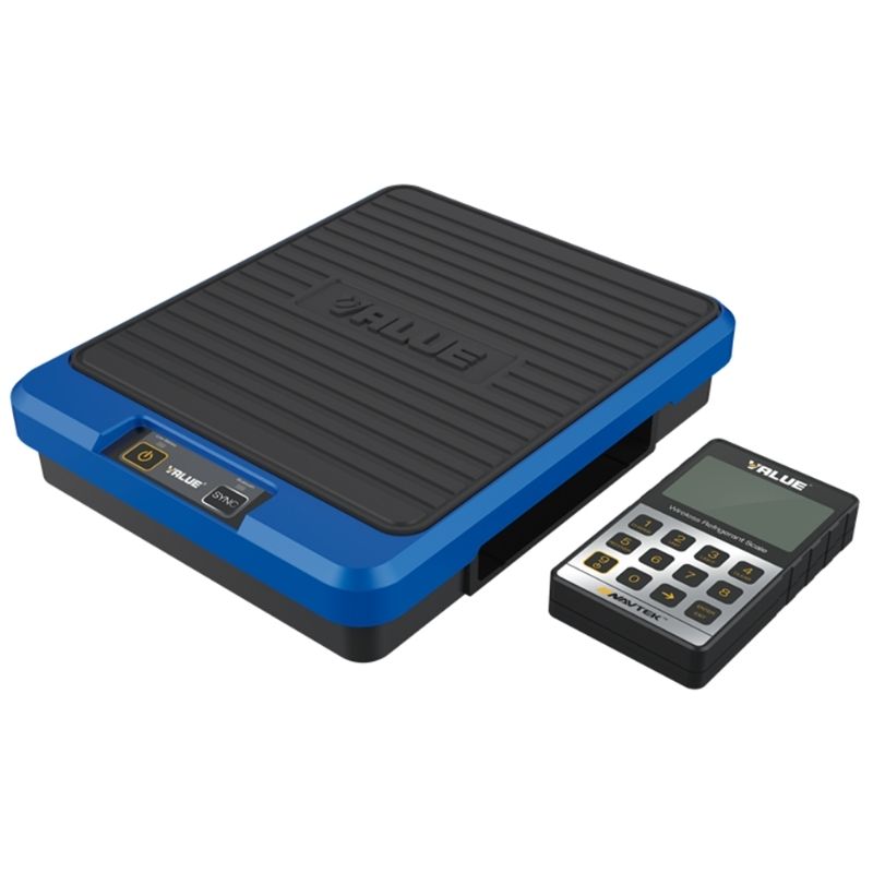 Balança eletrónica de refrigerante Value VRS-50i-01 com display Bluetooth, equipamento para pesagem de gás refrigerante. 007.02.0007