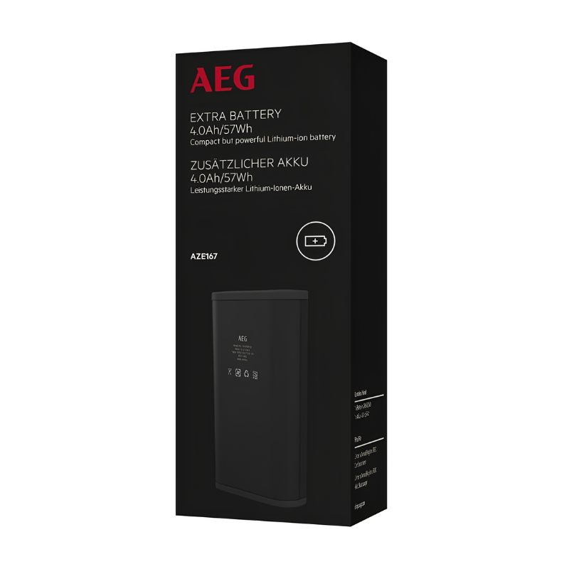 Bateria para aspirador vertical AEG Série 7000 9009236150, bateria original de substituição.