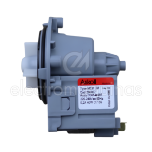 Bomba Askoll para máquina de lavar roupa Samsung, LG, Whirlpool e Ariston C00272891 / 482000031133, peça de substituição para drenagem de água.