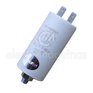 Condensador 1,5 µF 450V, peça de substituição para motores elétricos em equipamentos compatíveis.