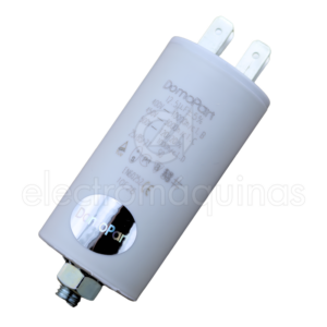 Condensador 12,5 µF 450V, peça de substituição para motores elétricos em equipamentos compatíveis.