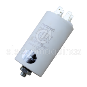 Condensador 14 µF 450V, peça de substituição para motores elétricos em equipamentos compatíveis.