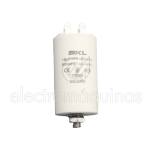 Condensador para Máquina de Lavar 16MF 450V  0187095002116
