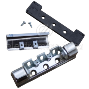 Dobradiça para arca em zamak cromado 120 mm