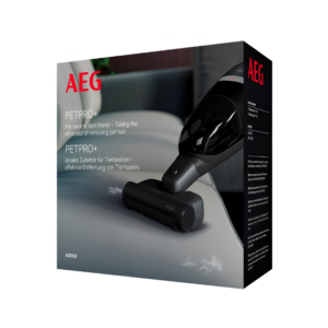 Escova PetPro+ AEG AZE138 para aspirador, ideal para remover pelos de animais de várias superfícies.