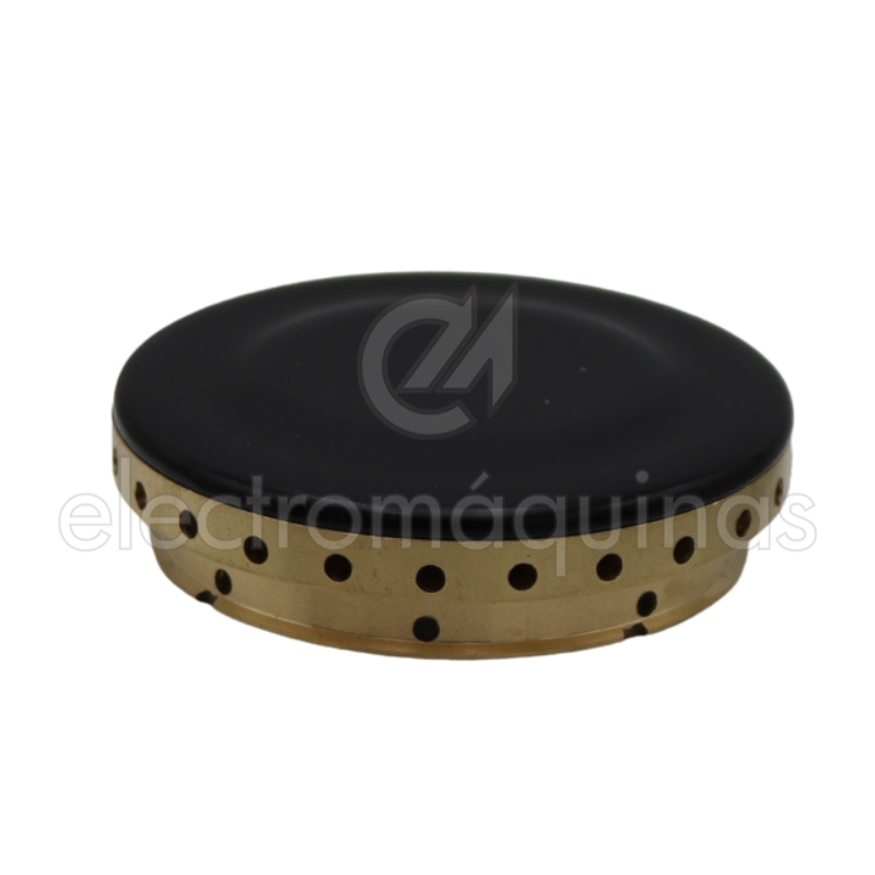 Espalhador com tampa 60 mm TEKA 0371146010064 para queimador de placa ou fogão a gás.