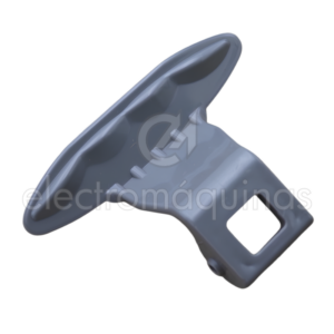 Fecho cinza para máquina de lavar roupa LG MEB61281101, peça de substituição para porta.