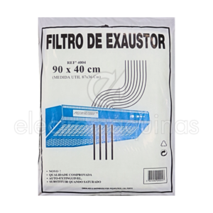 Filtro para Exaustor Universal 90x40 cm 0387164001106