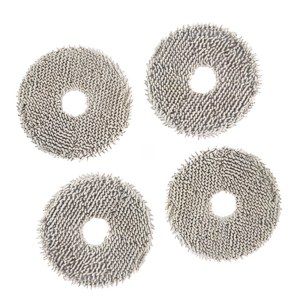 Kit de 4 mops para aspirador Rowenta ZR954A03, acessórios de substituição para limpeza húmida do pavimento.