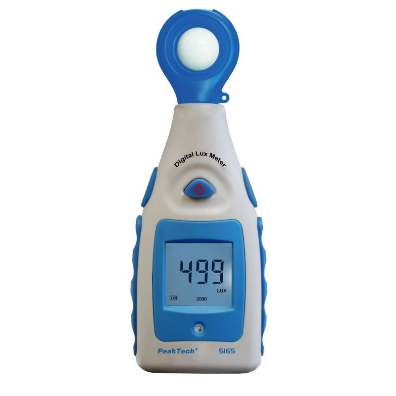 Luxímetro digital P-5165 029000217, equipamento para medição de intensidade luminosa em ambientes e instalações técnicas.