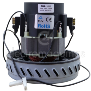 Motor para aspirador 1200 W baixo com 4 furos, referência 0400220029220