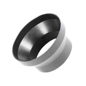 Flange redutora para exaustor AEG 50239747004, adaptador de saída de ar de 150 para 120 mm.